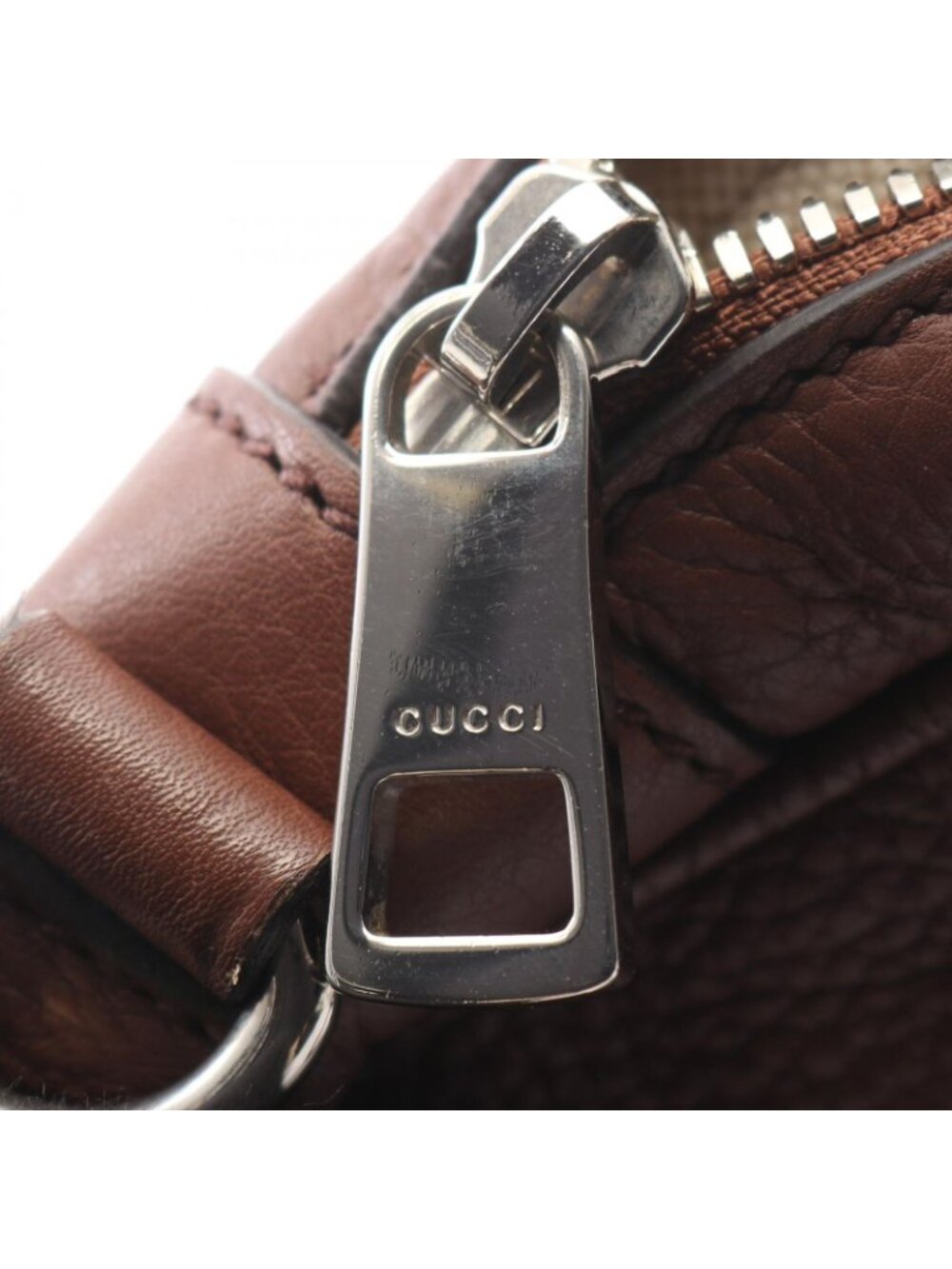 Gucci Briefcase Interlocking 2-Way Brown Leather - Picture 10 of 10